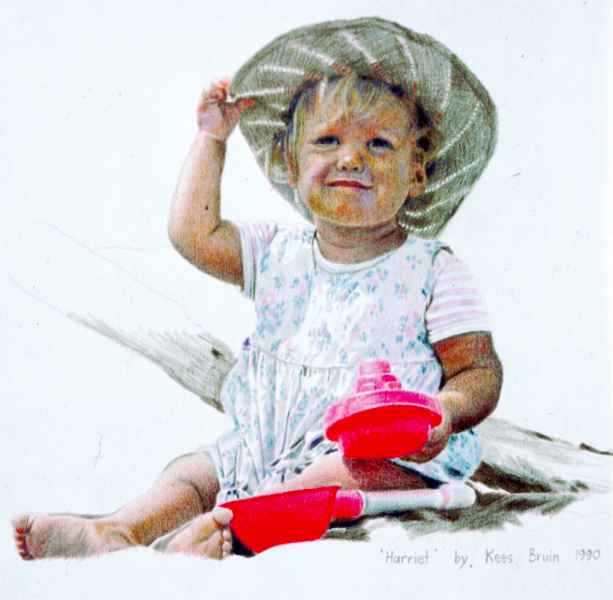 Portrait study Harriet 1990